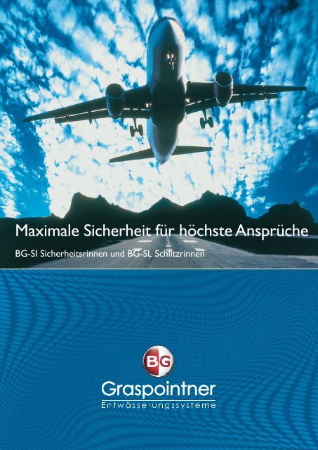8-Seiter-Sicherheitsrinnen - BG Graspointner GmbH & Co KG