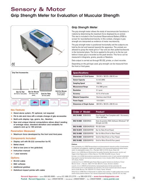 View Catalog PDF - Harvard Apparatus