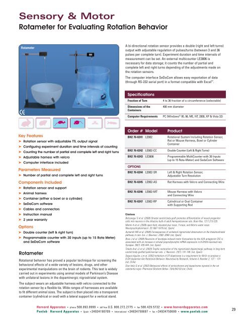 View Catalog PDF - Harvard Apparatus