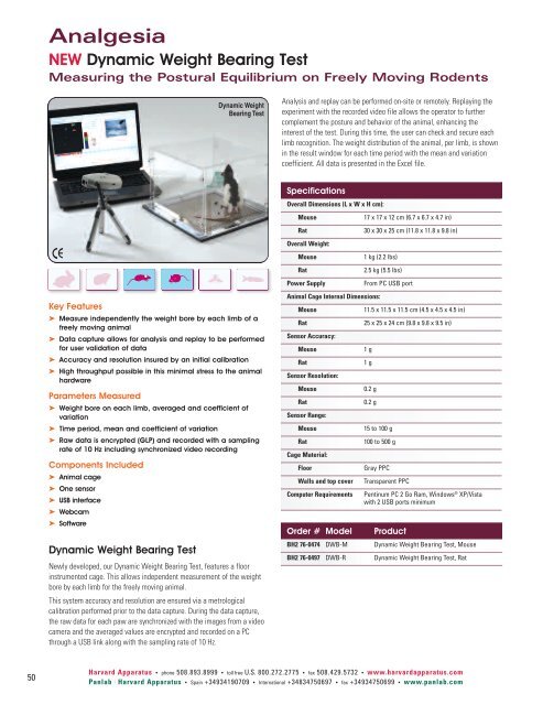 View Catalog PDF - Harvard Apparatus