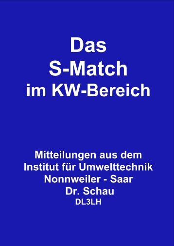 S-Match im KW Bereich - HAM-On-Air