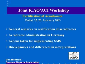 Germany Exp_Udo Wolffarm_ICAO-ACI Workshop1