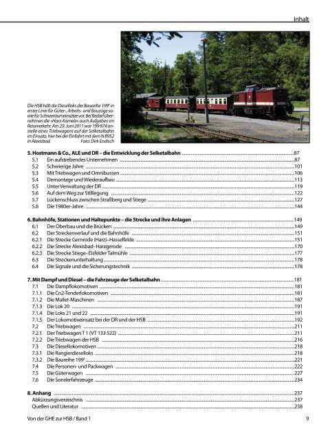 4. Von der Idee zum Bauprojekt - Harzer Schmalspurbahnen