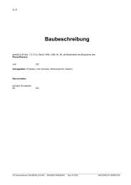 Baubewilligung Baubeschreibung - Perg