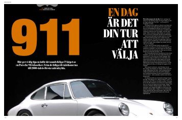 "En dag är det din tur" - marknadsöversikt 911 - Gran Turismo