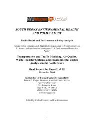 south bronx environmental health and policy study - Institute for Civil ...