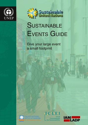 Sustainable Events Guide: Give your large event a ... - ICLEI Europe