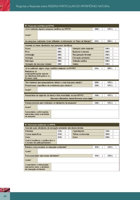 perguntas com respostas sobre as RPPN - ICMBio