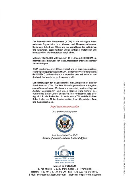 Rote Liste Mittelamerika und Mexiko - ICOM