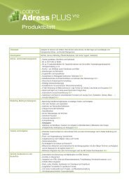 Produktblatt adress Plus - Brehmer Software Gmbh