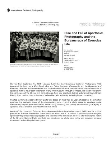 Press Release PDF - International Center of Photography