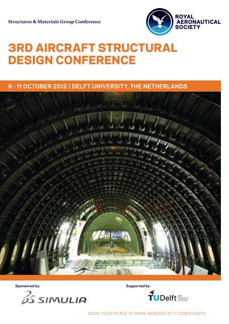 3rd Aircraft Structural Design Conference Programme