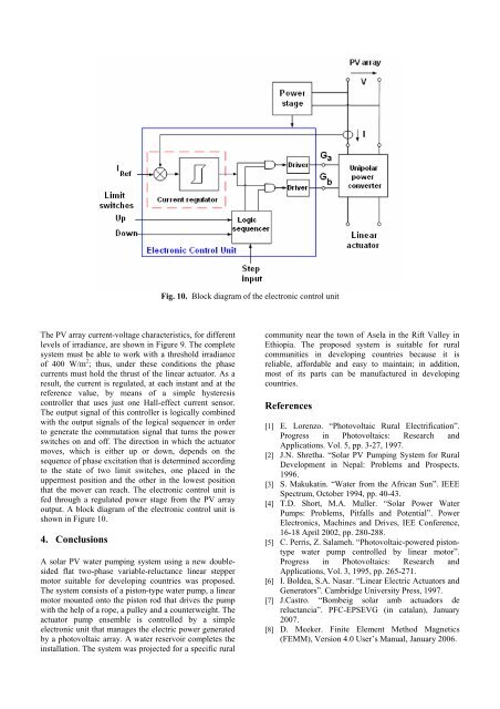 Solar photovoltaic water pumping system using a new ... - Icrepq.com