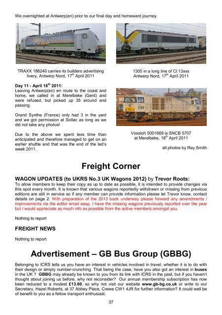 November - Intercity Railway Society