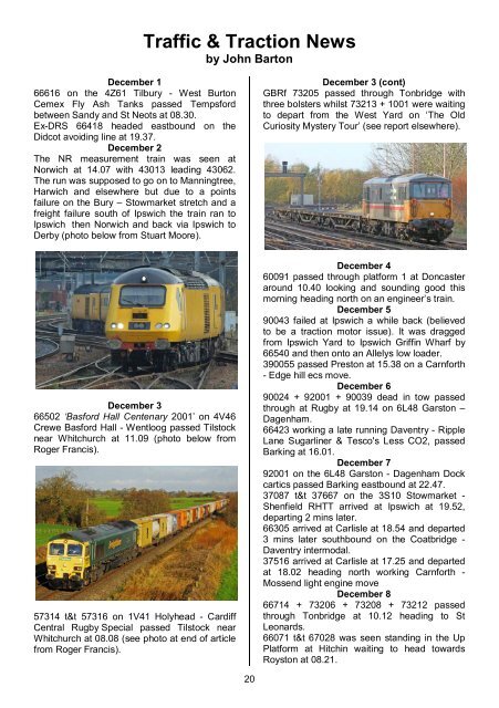 January - Intercity Railway Society