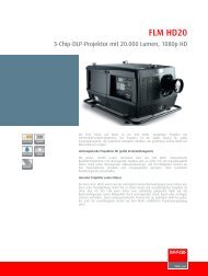 BARCO FLM HD20 - ICT Rental