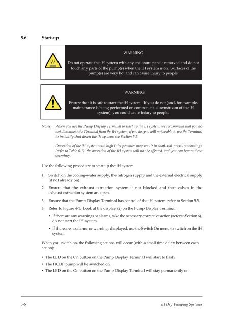 Edwards IH Instruction Manual - Ideal Vacuum Products