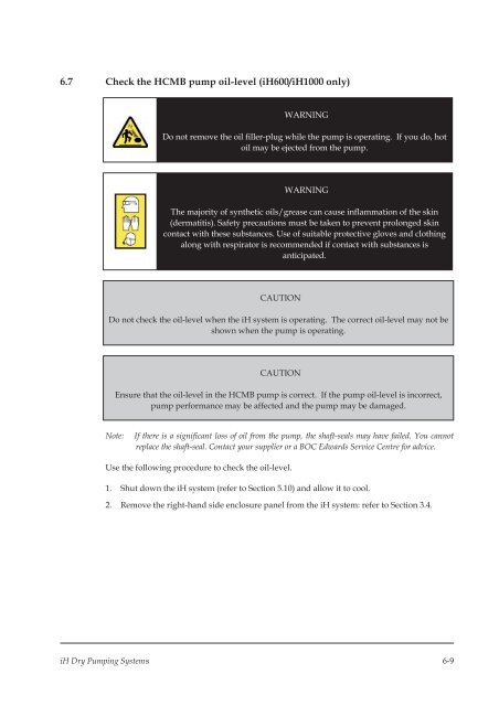 Edwards IH Instruction Manual - Ideal Vacuum Products