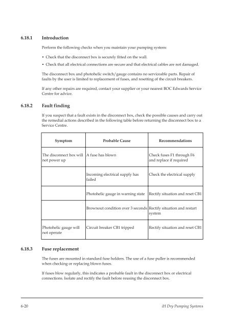 Edwards IH Instruction Manual - Ideal Vacuum Products