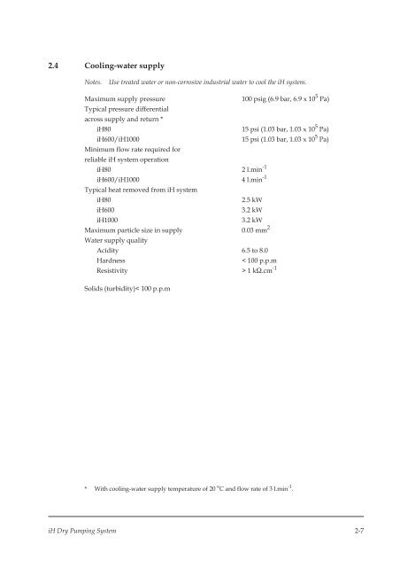 Edwards IH Instruction Manual - Ideal Vacuum Products