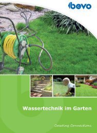 BEVO, Ihr Lieferant für Wassertechnik im Garten