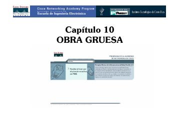 CapÃ­tulo 10 OBRA GRUESA - Escuela de IngenierÃ­a ElectrÃ³nica