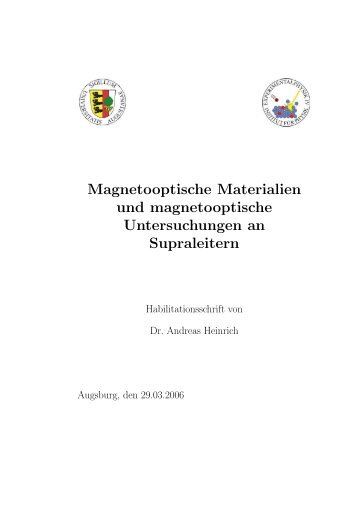 Magnetooptische Materialien und magnetooptische ...