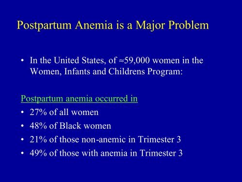 Prevalence of IDA in pregnancy - Idpas.org