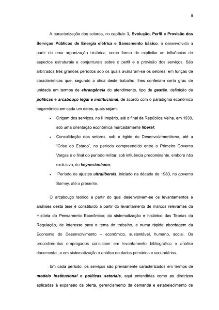 Análise comparativa dos serviços públicos de ... - IEE/USP