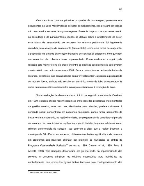 Análise comparativa dos serviços públicos de ... - IEE/USP