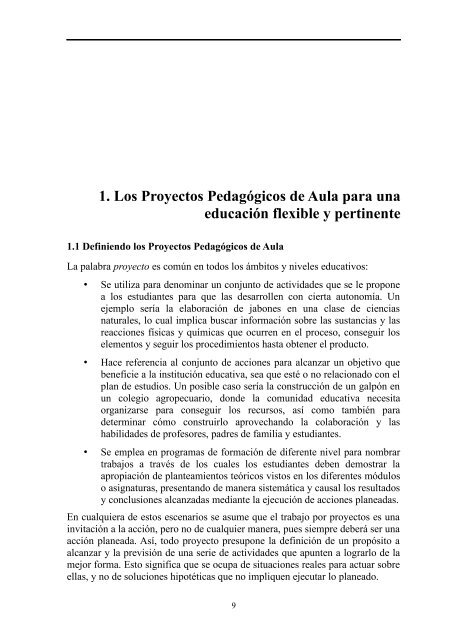 Los Proyectos PedagÃ³gicos de Aula para la IntegraciÃ³n de ... - ieRed