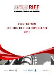 raport riff ENGLEZA corel - Expoconferinta de Arhitectura RIFF