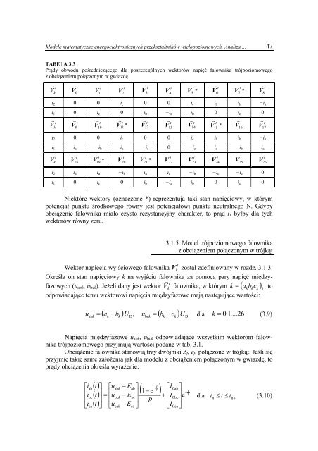 modele matematyczne energoelektronicznych przeksztaÅtnikÃ³w ...