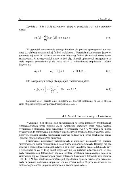 modele matematyczne energoelektronicznych przeksztaÅtnikÃ³w ...