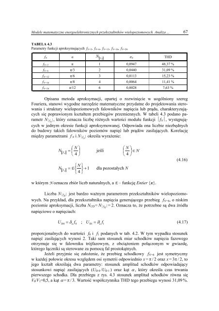 modele matematyczne energoelektronicznych przeksztaÅtnikÃ³w ...