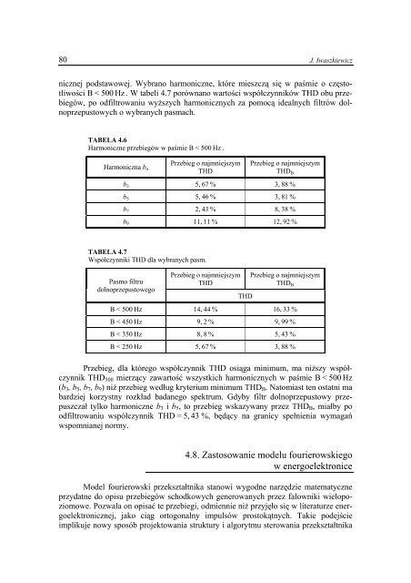 modele matematyczne energoelektronicznych przeksztaÅtnikÃ³w ...