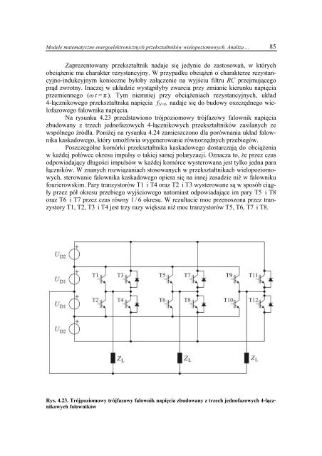 modele matematyczne energoelektronicznych przeksztaÅtnikÃ³w ...