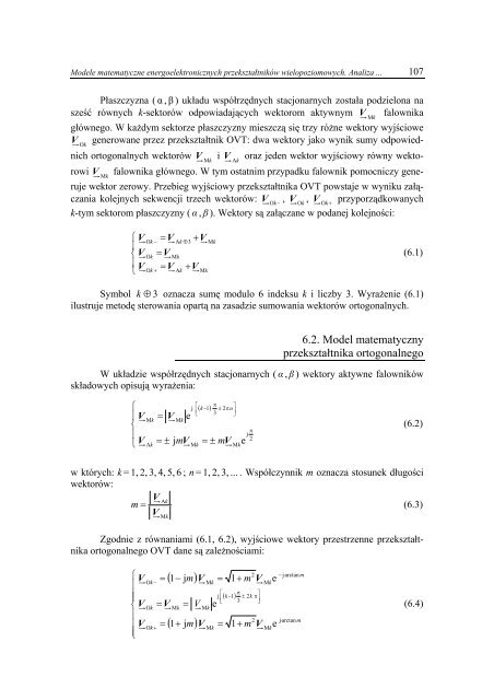 modele matematyczne energoelektronicznych przeksztaÅtnikÃ³w ...