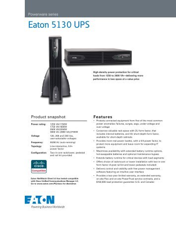 Eaton 5130 UPS - Industronic