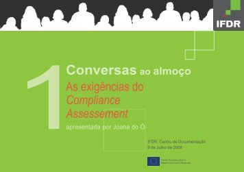 As ExigÃªncias do Compliance Assessment - Instituto Financeiro ...