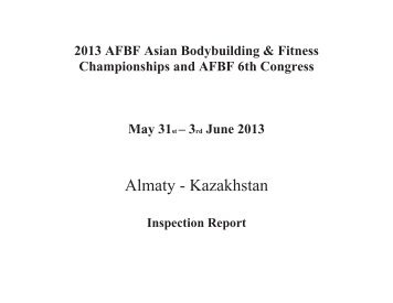 2013 Asian Championships - IFBB