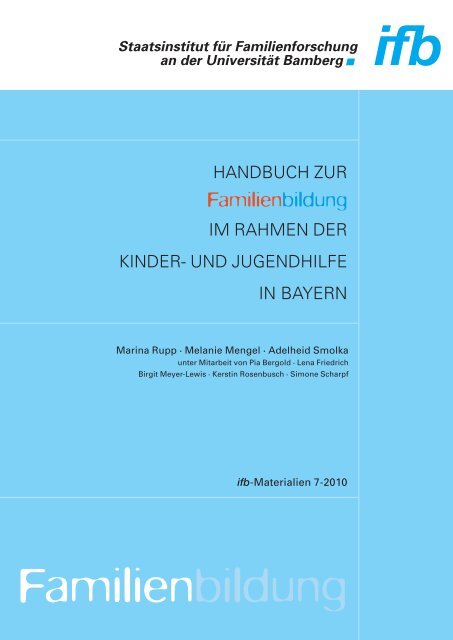 Handbuch Familienbildung - ifb - Bayern