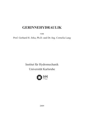 GERINNEHYDRAULIK - IfH