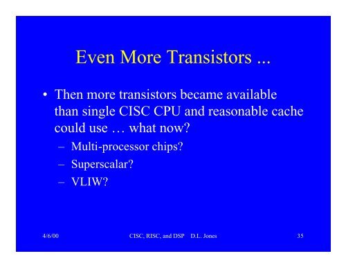 CISC, RISC, and DSP Microprocessors