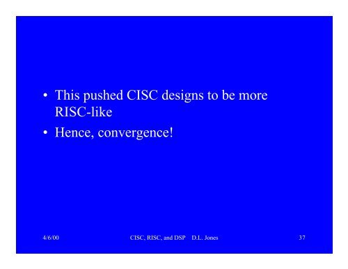 CISC, RISC, and DSP Microprocessors