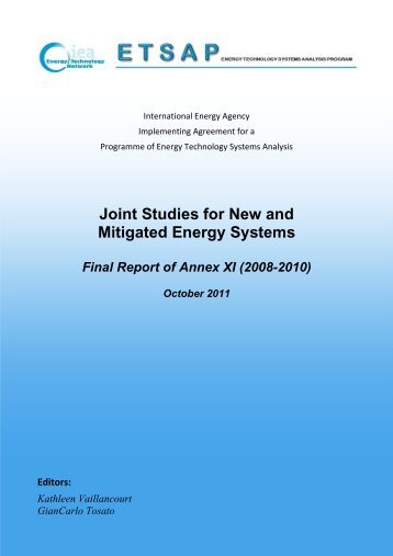 Final Report Annex XI - iea-etsap