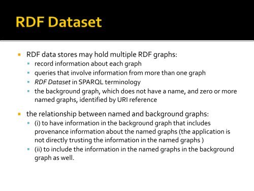 Basic Graph Pattern - Information & Software Engineering Group