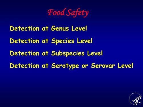 Novel Approaches for Detection and Characterization of Foodborne ...