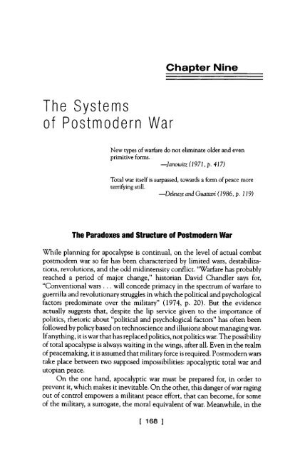 9. The Systems of Postmodern War - Chris Hables Gray
