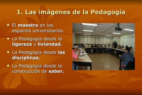 El Lugar de la PedagogÃ­a en la Universidad del Cauca - ieRed